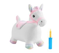 Lpoppcx Caballito Saltador - Juguete Inflable de Caballo Saltarín para Saltar,Juguete Interactivo De Peluche para Desarrollo del Equilibrio para Niños Y Niñas De 2 A 5 Años Cumpleaños Navidad
