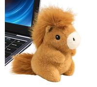 Lpoppcx Caballo de Peluche,13 Cm Muñeca Almohada Decorativa | Juguetes De Peluche De Muñeca De Caballo Sentada - para Cumpleaños Año Nuevo Halloween Navidad San Valentín Casa Oficina Coche
