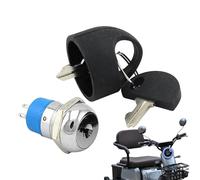 Lpoppcx Cerradura de Encendido para Patinete Eléctrico | Encendido con Llave para Scooter - Componentes de Arranque/Apagado de Aleación de Zinc Segura para Uso en Desplazamientos y Talleres