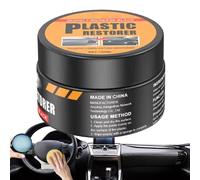 Lpoppcx Crema para el interior del coche, pasta refrescante de cuero y de cuidado para el cuidado del coche, pasta pulidora para restaurar las superficies del vehículo para boquillas de