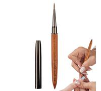 Lpoppcx detalle del arte del clavo cepillo, cepillo esmalte de uñas | Herramientas para puntear uñas - Pincel para esmalte de de sándalo para detalles finos, dibujo fino, líneas largas