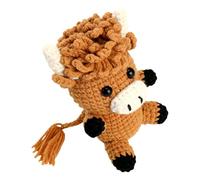 Lpoppcx Kit Para Animal De Peluche A Crochet - Material De Tejido Con Diseño De,Con Tutoriales En Video Kits De Ganchillo Para Adultos - Para Personas Mayores, Estudiantes, Niños, Guardería Y
