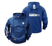 LPPALsjd Sudadera con Capucha Estampada para Hombre Chándal R.a.in.bo.w S.IX S.ie.g.e Sudaderas Tipo Pulóver Deportiva Tops Lisa Chaqueta Abrigo Acogedor Media-SLanSe||m