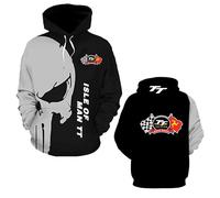 LPPALsjd Sudadera con Capucha Hombre Abrigo Primavera Y Otoño para I.s.l.e of M.a.n T..T Ropa Exterior Estampadas Deportiva Larga Entrenamiento-F||s