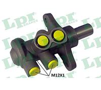 LPR 1598 Cilindro principal de freno 12 X 1 (3) Medida de rosca AluminioMaterial Compatible con FORD Fiesta Mk5 Hatchback JH, JD, JH1, JD1, JH3, JD3 FUSION JU Fiesta Mk5 Sedán JAS, JBS, MAZDA 2 DY