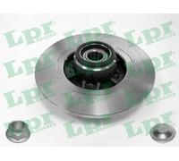 LPR 2X Disco De Freno Trasero Completo Para Renault Kangoo/Grand KW0/1 FW0/1