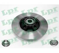 LPR 2x Disco Freno Trasero Ø268 Completo para Citroën Berlingo B9 1.6 HDI 90 UD