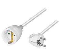 LPS107 Cable de extensión 3G1,5mm2 10m blanco Enchufes adicionales: 1 16A LOG...