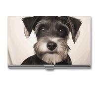 LPSADGF Do Not Forget Me - Tarjetero delgado de aleación de aluminio de metal para tarjetas de crédito, organizador de tarjetas de visita profesional para hombres y mujeres (estilo hebilla), lindo