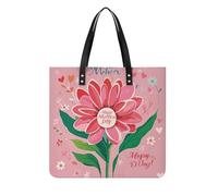 LPSADGF The Witch of Darkness - Bolso de mano de piel para mujer, bolsa de maquillaje con diseño de hebilla magnética, bolsa casual, Feliz Día de la Madre, 39x39cm