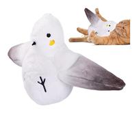 Lpsdssre Chirping Bird Cat Toy | Rechargeable Animal Exercise Toy | Interactive Kitten Toy | USB Rechargeable Cat Toy | Touch Activated Cat Toy Interactive Chirping Bird For Endless Fun For Cats