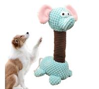 Lpsdssre Squeaky Dog Chew Toy | Elephant Shape Dog Toy | Soft Puppy Chew Toy | Long-Necked Elephant Dog Toy | Plush Dog Teether Fun and Engaging Elephant Shape Design For Training and Playing