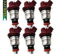 LPSZZXKD 6 uds 804528 inyector de combustible boquilla pulverización motor para fueraborda Mercury Mariner Optimax DFI 1.5L-3.0L reemplazar # 75-90-115-200-225｜37001 Accesorios