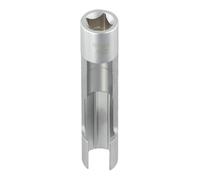 LPSZZXKD Llave de apertura hexagonal for tubo inyector combustible: llave 17 mm y 19 con conexión 12,5, diseño lateral ranurado for sensor oxígeno tuercas codo(17 mm) Accesorios