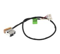 LPUK Conector Alimentacion Compatible con HP 15-dw1324nia, 15-dw1325nia - Conector de Carga de Repuesto