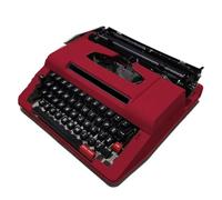 LPUYTJHI Máquina de Escribir Manual Vintage Totalmente mecánica, creación Artesanal Retro, Aprendizaje de principios mecánicos, Experiencia de Escritura inmersiva