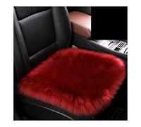 LPUYTRB Funda Asiento Delantero Trasero Funda Piel Sintética Asiento Coche Color Blanco Invierno Universal Interior Automóvil Cojín Lana Capa Cálida Y Lujosa