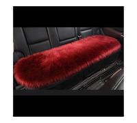LPUYTRB Funda Asiento Delantero Trasero Funda Piel Sintética Asiento Coche Color Blanco Invierno Universal Interior Automóvil Cojín Lana Capa Cálida Y Lujosa