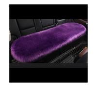 LPUYTRB Funda Asiento Delantero Trasero Funda Piel Sintética Asiento Coche Color Blanco Invierno Universal Interior Automóvil Cojín Lana Capa Cálida Y Lujosa