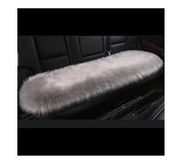 LPUYTRB Funda Asiento Delantero Trasero Funda Piel Sintética Asiento Coche Color Blanco Invierno Universal Interior Automóvil Cojín Lana Capa Cálida Y Lujosa