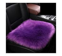LPUYTRB Funda Asiento Delantero Trasero Funda Piel Sintética Asiento Coche Color Blanco Invierno Universal Interior Automóvil Cojín Lana Capa Cálida Y Lujosa