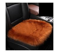LPUYTRB Funda Asiento Delantero Trasero Funda Piel Sintética Asiento Coche Color Blanco Invierno Universal Interior Automóvil Cojín Lana Capa Cálida Y Lujosa