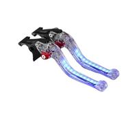 LPUYTRB Palanca Freno Para XMAX400 300 250 125 2018-2024 Accesorios para motocicletas Luz giro con señal siempre encendida Palanca embrague freno