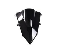 LPXYZD Moto Parabrisas para CBR650R para CBR650 para CBR 650 R para 650R 2019 2020 2021 2022 2023 2024 2025 Parabrisas De Motocicleta Parabrisas Carenado Parabrisas Moto CúPULA(Black)