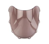 LPXYZD Moto Parabrisas para Kawasaki para Ninja para ZX7R 1996-2003 2004 2002 Visera Deflector Carenado Parabrisas Doble Burbuja Motocicleta Moto CúPULA(Smoke)