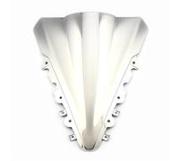 LPXYZD Moto Parabrisas para YZF para R15 para V2 Años 2014 2015 2016 Parabrisas Motocicleta Doble Burbuja Moto CúPULA(Chrome)