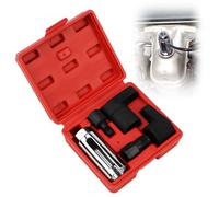 LPZMPZ 5 sondas lambda, llaves, tuercas, tuercas, 22 mm, sensor de oxígeno, llave de tubo, sensor de oxígeno, juego con accionamiento de 3/8 y 1/2 pulgadas, compatible con Volkswagen, BMW, Mercedes,