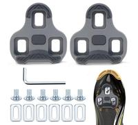 LPZMPZ Compatible con Look Keo Bike Pedales de 3 Orificios Grip Blade 2 MAX Carbon Classic Cleats Bicicleta Tacos Juego de Placas de Zapatos de Carretera Pedales Gris MTB Road Cleats (Grey 4.5°)