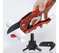 LPZMPZ Cortatubos Cortador Tijeras Corta de Tubo para Multicapa Tubos Tipo Trinquete de 42 MM Plastico Profesional de Tubos de PVC PPR PEX PE PP (Calibrador 16, 20, 25MM)