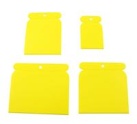 LQ Industrial 1 juego de herramientas de unión biseladas amarillas, papel pintado, raspador de plástico, cuchillo de limpieza de ladrillos de vidrio, adecuado para embalaje de película de vinilo,