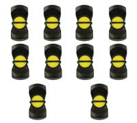 LQ Industrial 10 piezas de 12 mm x 24 mm x 8,5 mm sensible al tacto, eje de inserción recta, potenciómetro deslizante recto para guitarra, potenciómetro y afinador