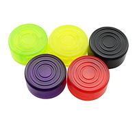 LQ Industrial 10 tapas de pomos de pedal de 24,4 x 12 mm, 5 colores, efecto de guitarra, tapas de control de pedal con efecto de guitarra, tapas de uñas de pie