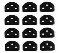 LQ Industrial 12 cuerdas para guitarra, cuentas de puente, cuentas negras para guitarra acústica clásica, guitarra de cuerda de nailon