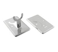 LQ Industrial 15 soportes de metal para estante de hierro, soporte de herramientas, base de estante pequeño, soporte de soldador, cuerpo pequeño, plegable, multifuncional, soporte de bolígrafo de