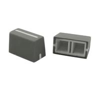 LQ Industrial 5 tapas de goma de color para empujador, 22 x 12 x 14,5 mm, tapas universales para barra de empuje, color blanco y negro, adecuadas para controlador de DJ