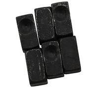 LQ Industrial Bloque de inserción para guitarra eléctrica, 6 piezas, trémolo, puente de sillín profesional, bloques de inserción de bloqueo de cuerda, color negro