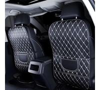 LQAHDBTO 2 Piezas Protector Asiento Coche para Ford Fiesta Vi | 2008-2017 | Typ JA8, Respaldo Protector de Asiento de Coche Protector de Respaldo para Coche