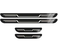 LQAHDBTO 4 Piezas De Coche Tiras De Umbral para Citroen C3 Aircross dal 2017, Listón de Umbral de Acero Inoxidable Pegatinas Protector Umbral Puerta