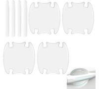 LQAHDBTO 8 Piezas Protectores Manilla de Coche para Cupra Born 2021-2025, Manija de la Puerta del Automóvil Protector contra Rasguños Coche Pegatinas protección Copa,A