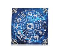 LQIOACU 1 Pieza Alfombra de Adivinación - Mantel para Oráculos y Cartas del Tarot - Mantel de Altar de Terileno para Practicar Cartomancia y Péndulo Esotérico