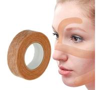 LQIOACU 1 Rollo Micropore Cinta Adhesiva Quirúrgica, Esparadrapo Hipoalergenico, Tiritas Cicatrizantes, Microporosa y Flexible, Parche Nasal, Rinoplastia - Color Piel, 1.25 cm × 9.1 m