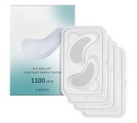LQIOACU 2 pares Parches para Ojos con Microagujas, Reduce Arrugas, Ojeras y Bolsas, Mascarilla Antiedad para Contorno de Ojos, Frente y Labios | Hidratación Profunda