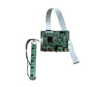 LQIYLQNR Kit De Placa Controladora Compatible con Monitores N173FGE-E13 Y N173FGE-E23, Micro USB EDP De 30 Pines, 1600x900, 2 Mini HDMI De 17,3", Placa Base For Monitor.(For N173FGE-E13)