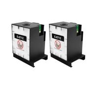 LQNXAVUD 1-5pcs T6712 Caja de Tanque de Mantenimiento Compatible con impresoras de la Serie WF Incluyendo WF-6090 6091 6093 6590 6593 8010 8090 8093 8510 8590 8591 Modelos(T6712-2PCS)