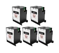 LQNXAVUD 1-5pcs T6712 Caja de Tanque de Mantenimiento Compatible con impresoras de la Serie WF Incluyendo WF-6090 6091 6093 6590 6593 8010 8090 8093 8510 8590 8591 Modelos(T6712-5PCS)