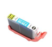 LQNXAVUD 40pcs CLI65 Cartucho de Tinta Compatible Conjunto de la Impresora PRO200 Incluye BK C M Y PC PM Gy LGY Colors 1 a 40 Piezas Alternativa de Cartuchos CLI65 Alternativa(CLI-65 1pcs-C)